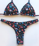 Marquinha Tradicional Preto Floral