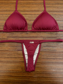 Biquíni Fita Frente Menor Fio Dental Licor de Uva