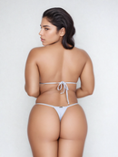 Bíquini Fita Frente Maior Fio Dental Branco