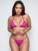 Biquíni Fita Frente Maior Fio Dental - SuperPink