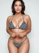 Biquíni Fita Frente Maior Empina Bumbum Bolas Onda