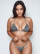 Biquíni Fita Frente Menor Fio Dental Bolas Onda