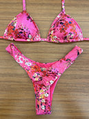 Asa Delta Empina Bumbum Floral Rosa