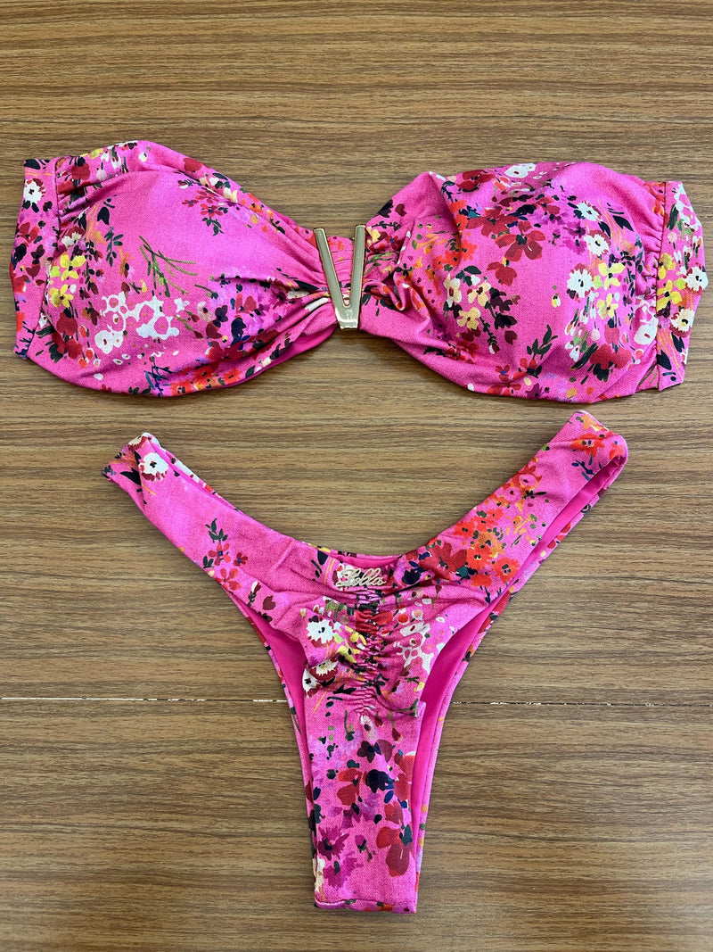 Tomara que Caia - Asa Empina - Floral Rosa