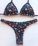 Marquinha Tradicional Preto Floral