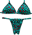 Biquíni Fita Frente Maior Empina Bumbum Onça Flamenguista